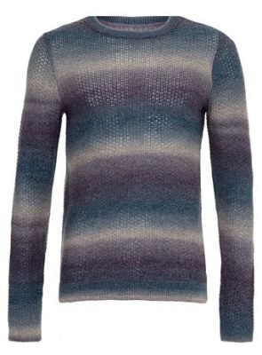 Blue Ombre Pattern Sweater