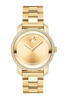 'Bold' Diamond Bezel Bracelet Watch, 36mm