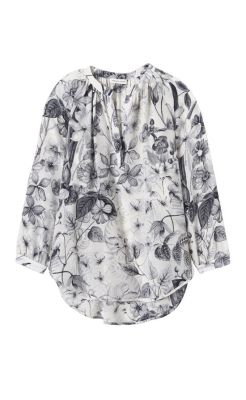 Botanical Print Blouse