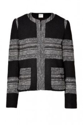 Boucle Panel Jacket