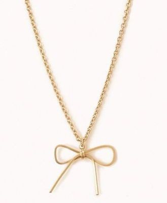 Bow Charm Necklace