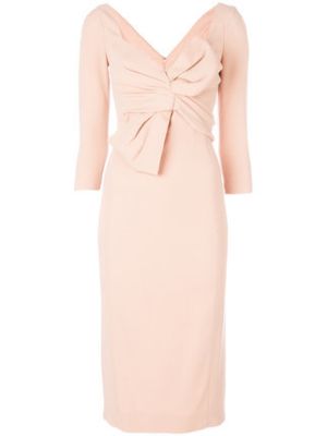 bow front dress