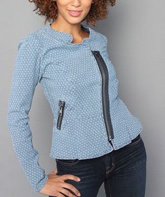 Boxy Scoop Collar Jacket
