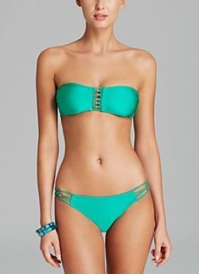 Braided Bandeau Bikini Top & Braided Full Bottom