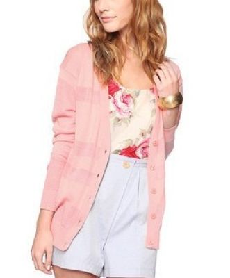 Burnout Panel Cardigan