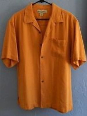 Burnt Orange Camp Shirt