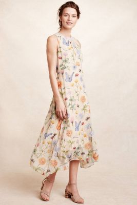 Butterfly Garden Midi Dress
