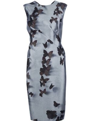 butterfly print dress