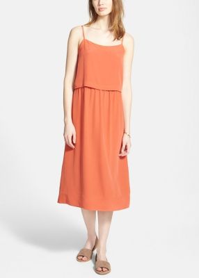 Camisole Overlay Silk Slipdress