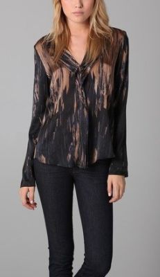 Carmen Print Blouse