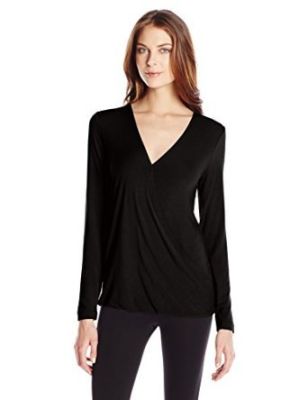 Cathryn Knit Drape Front Top