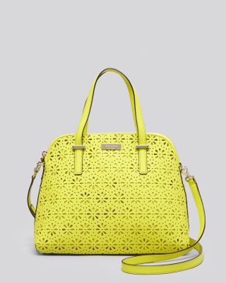 Cedar Street Perforated Maise Satchel