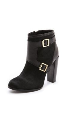 Chase Haircalf Buckle Booties