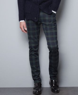 Checked Trousers