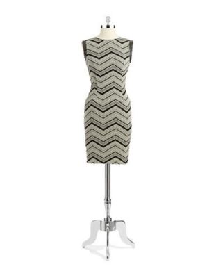 Chevron Bodycon Dress