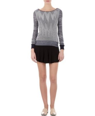 Chevron Knit Lux Sweater