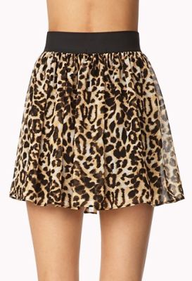 Chiffon Safari Skirt