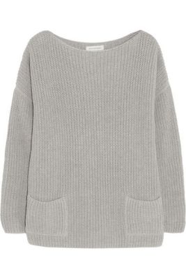 Chunky-knit cotton sweater