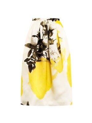 Circle-Print Princess Skirt