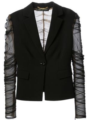 Classic Blazer with sheer details