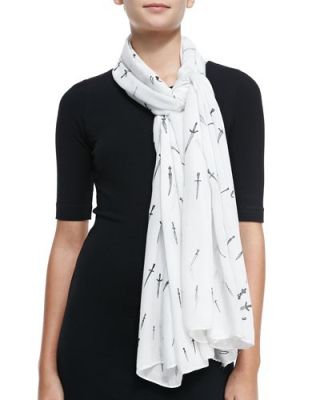 Classic Dagger Wool Scarf