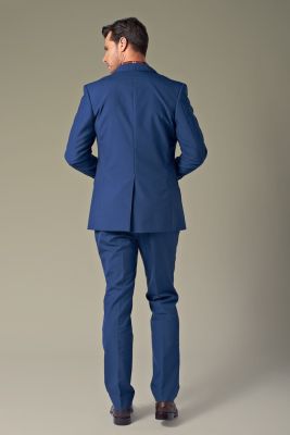 Classic Dark Blue Suit For Men