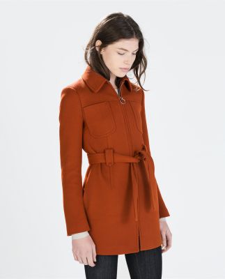 Coat With Front Pockets