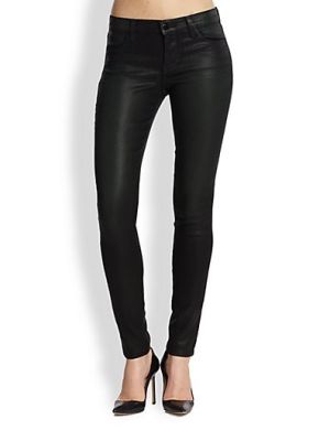 Coated Super Skinny Jeans