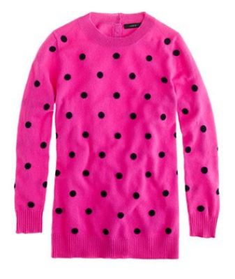 Collection Cashmere Polka-Dot Sweater