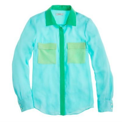 Color Block Blouse