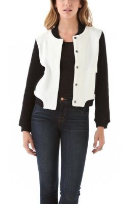Colorblock Varsity Jacket