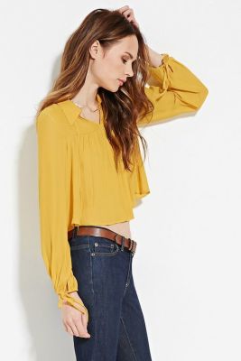 Contemporary Collared Blouse
