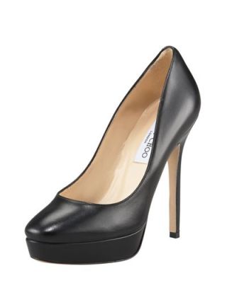 Cosmic Leather Platform Pump