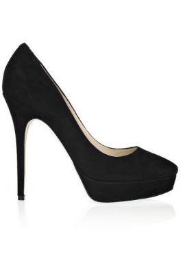 Cosmic suede pumps