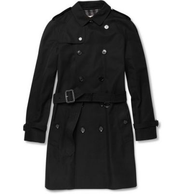 Cotton Gabardine Trench Coat
