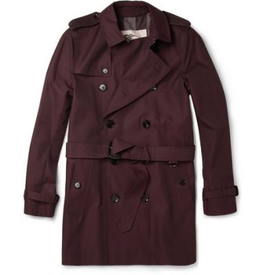 Cotton-Twill Trench Coat