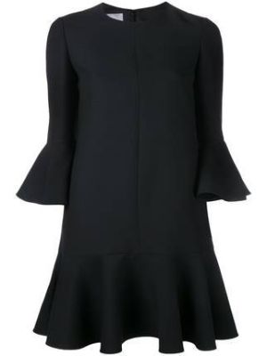 crepe couture mini dress