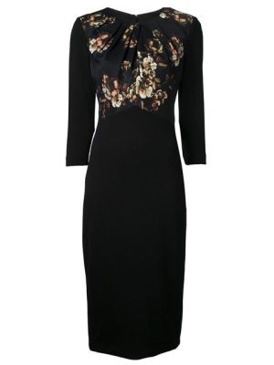 Crepe Floral Dress