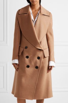 Crewdale camel hair and wool-blend coat