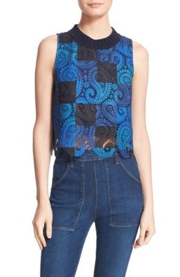 Crochet Lace Crop Tank