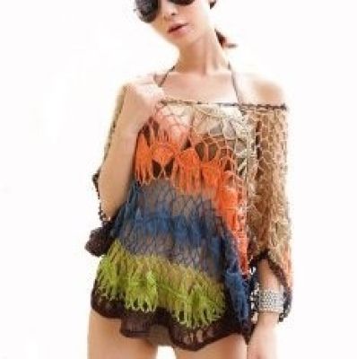 crochet poncho