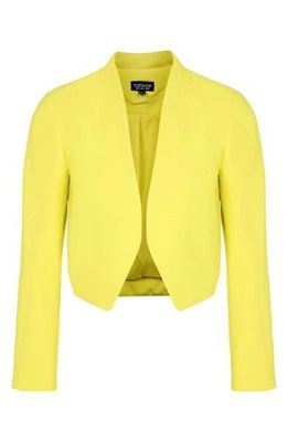 Crop Crepe Jacket