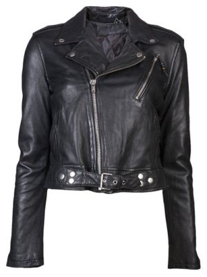 Cropped Motorcycle Jacket