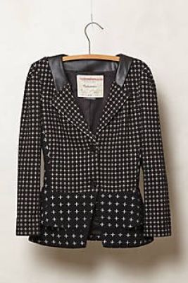 Crosswise Knit Jacket