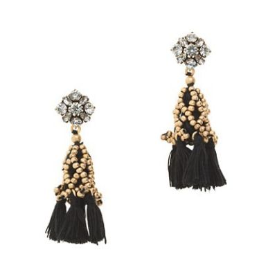 Crystal Tassel Earrings