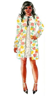 Custom Floral Coat