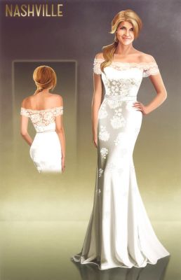 Custom Off-The-Shoulder Bridal Gown