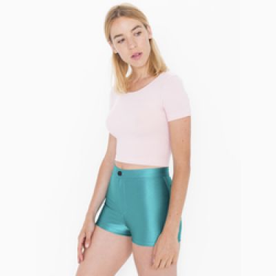 Custom Screenprint Cotton Spandex Jersey Crop Tee