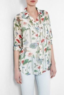 Daddy Multi Bird Print Shirt