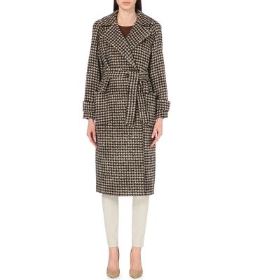DDax camel hair-blend coat